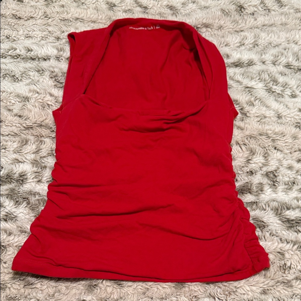 Abercrombie & Fitch Bold Red Tank Top
